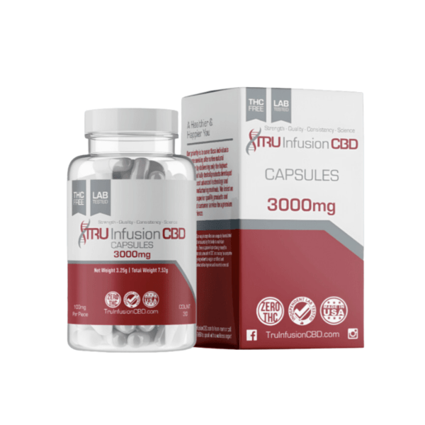 CBD Vegan Capsules in 3000mg